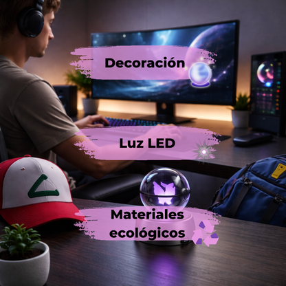 Esfera de Cristal 3D Iluminada