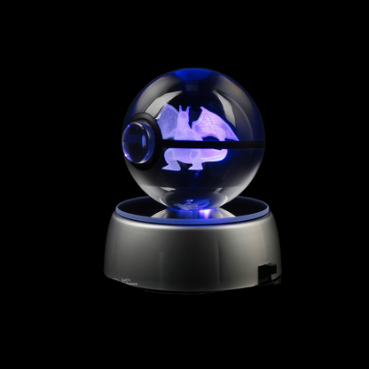 Esfera de Cristal 3D Iluminada