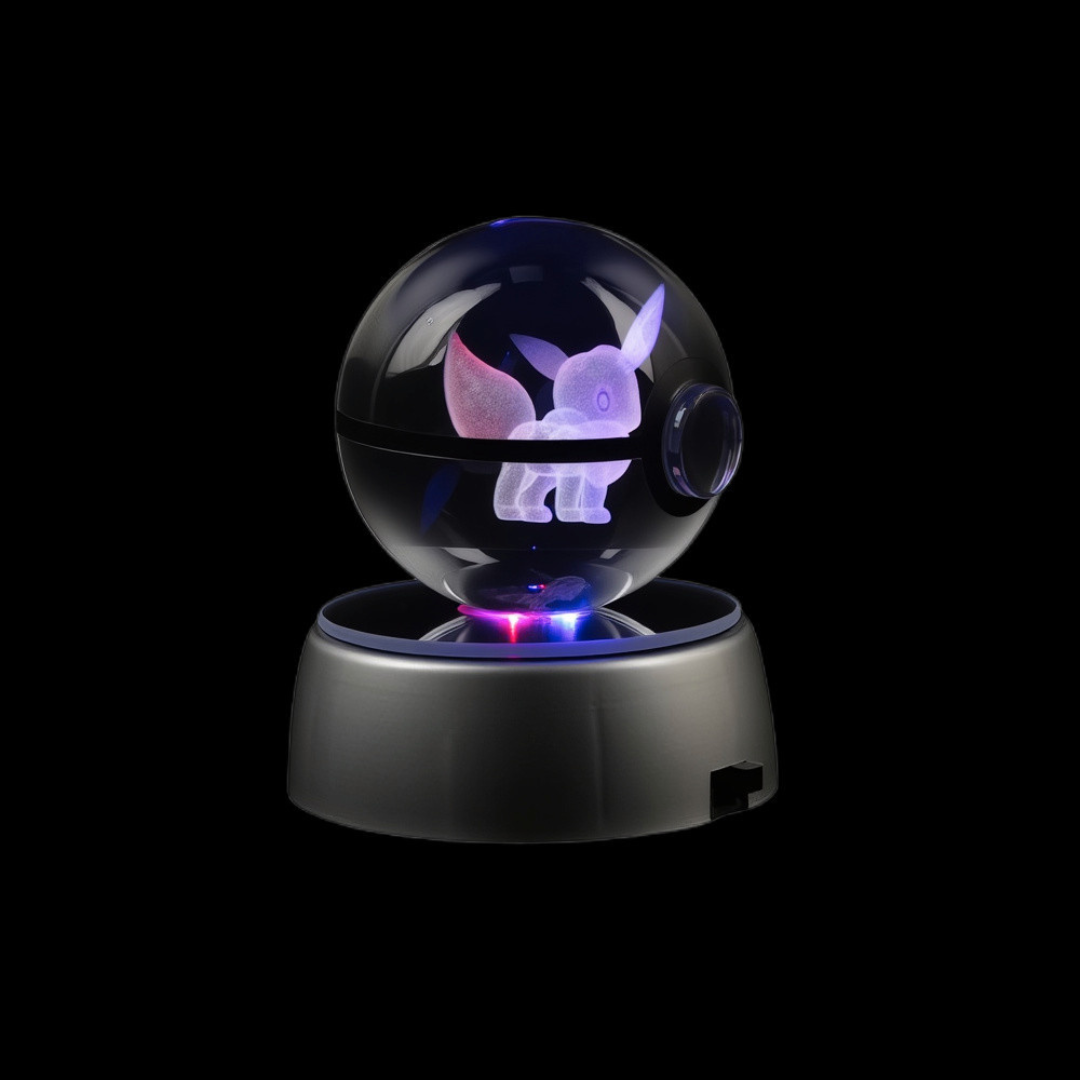 Esfera de Cristal 3D Iluminada